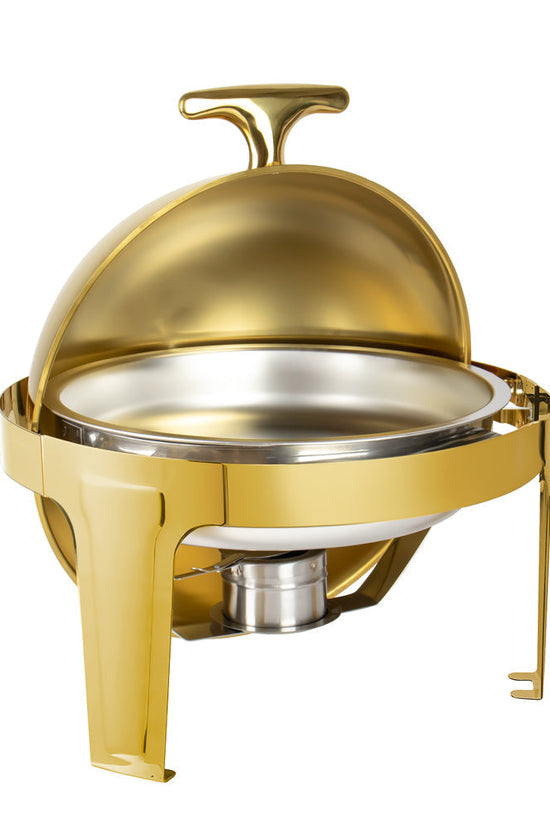 SQ Professional Banquet Chafing Dish Roll Top Round Gold 65L