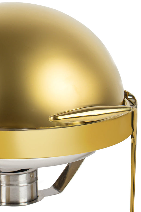 SQ Professional Banquet Chafing Dish Roll Top Round Gold 65L