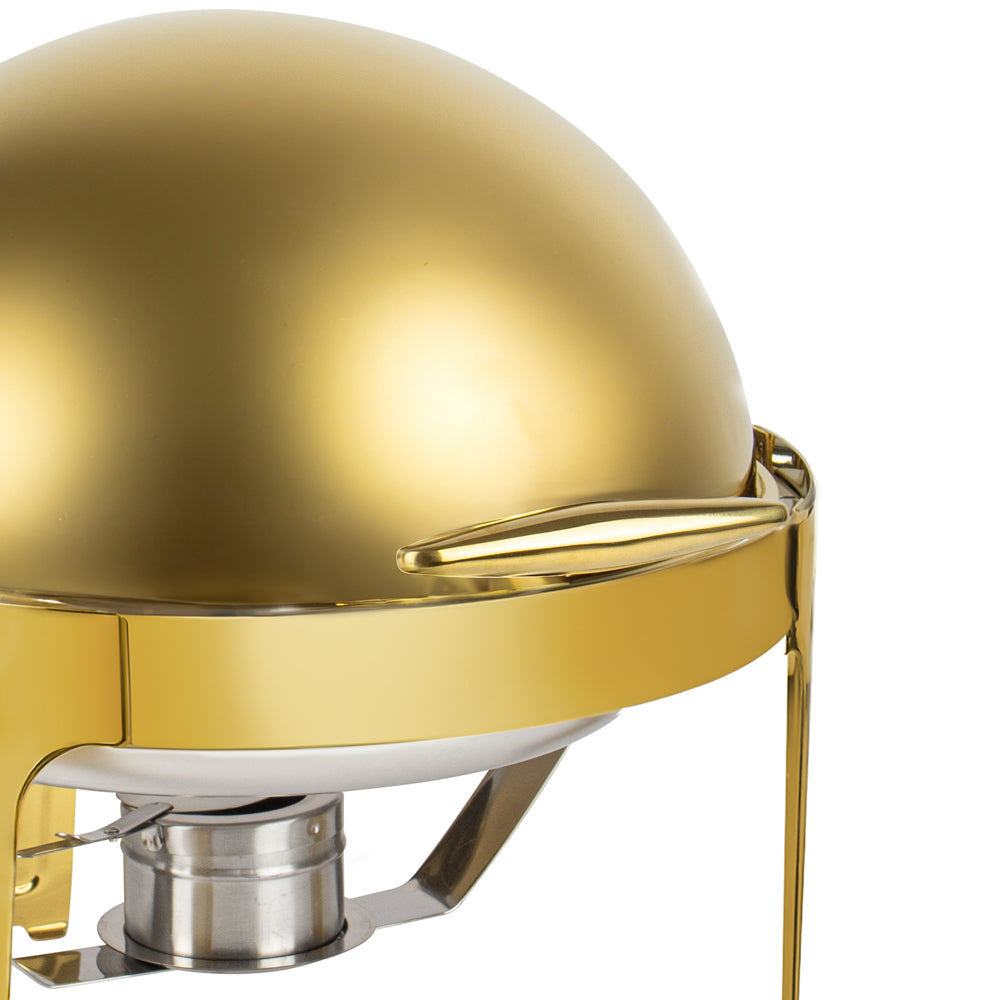 SQ Professional Banquet Chafing Dish Roll Top Round Gold 65L