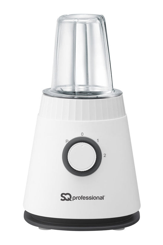 SQ Professional Blitz Blender Grinder 2in1 White 600W Versatile Kitchen Appliance