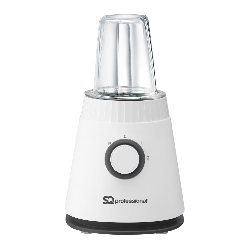 SQ Professional Blitz Blender Grinder 2in1 White 600W Versatile Kitchen Appliance