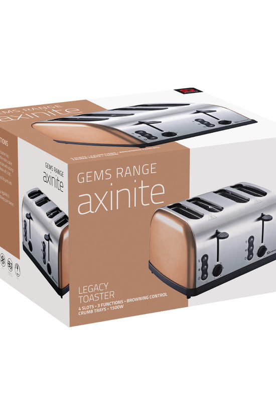 SQ Professional Gems Legacy 4 Slice Toaster 1500W Axinite