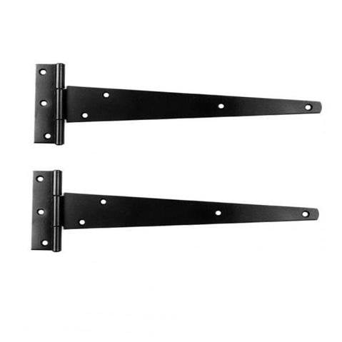 10 Black Tee Hinges Set of 2 for DIY Projects