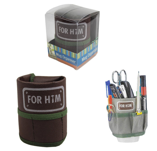 Versatile Mug Wrap Around Organizer for Tools and Stationery 22cm