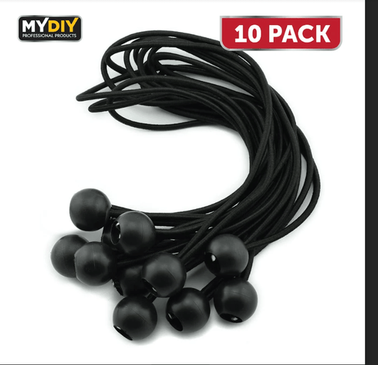 Durable 4Inch Ball Bungee Ties Pack of 10 for Versatile Use