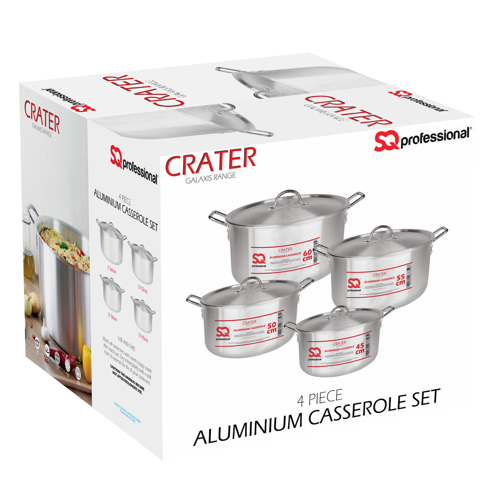 SQ Professional Galaxis Large Catering Casserole Set Set of 4