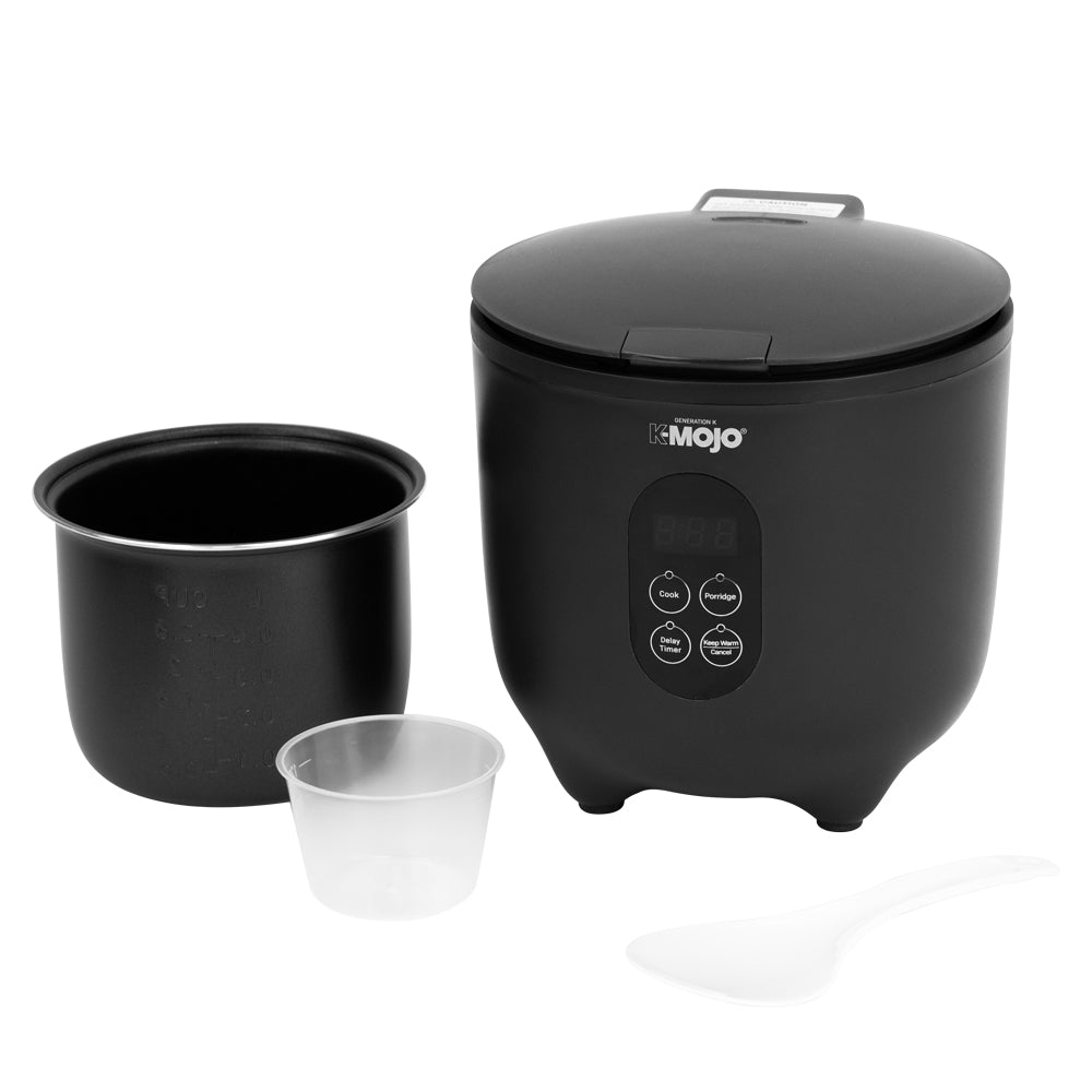 SQ Professional KMojo Generation K Rice Cooker Compact 400ml Black Rice Cooker
