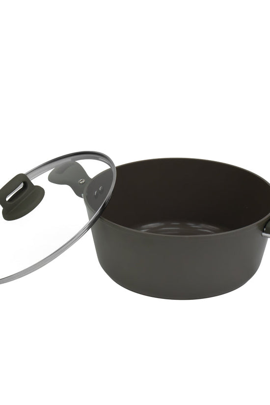 SQ Professional Zoya Forged Stockpot Set of 4 Ash Premium Cookware Collection