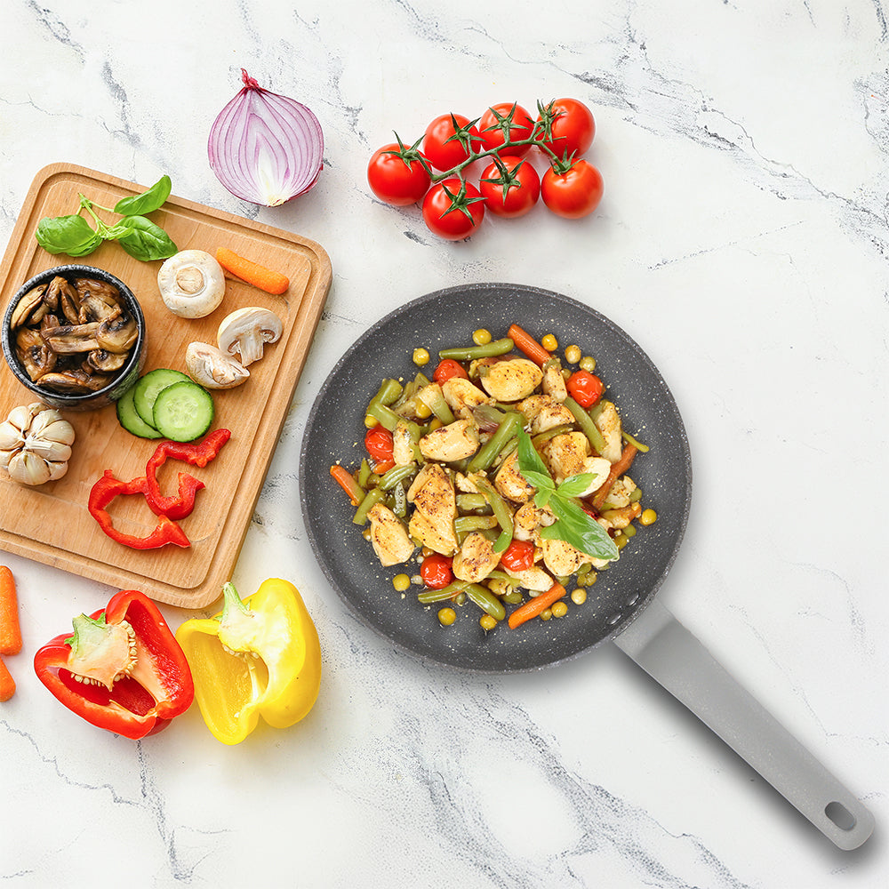 SQ Professional Zoya Forged Frying Pan 20cm Marbled Grey