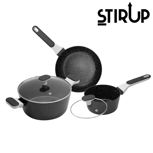 SQ Professional Stirup Essential Pan Cookware Set Set of 3
