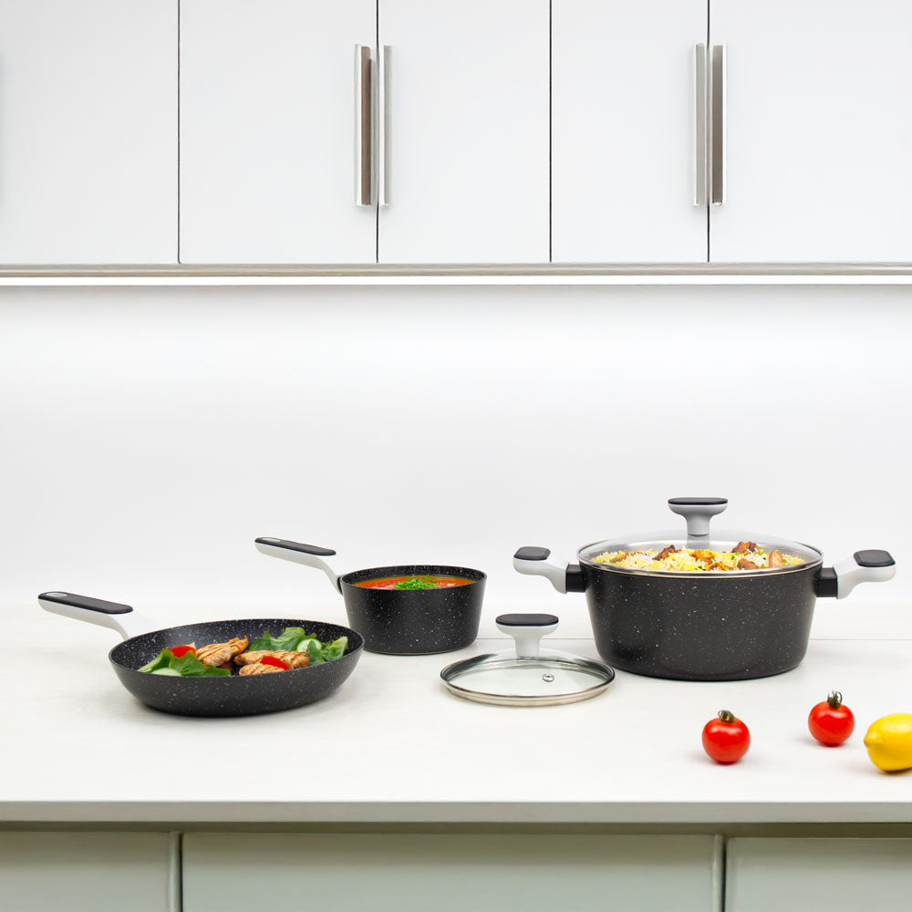 SQ Professional Stirup Essential Pan Cookware Set Set of 3