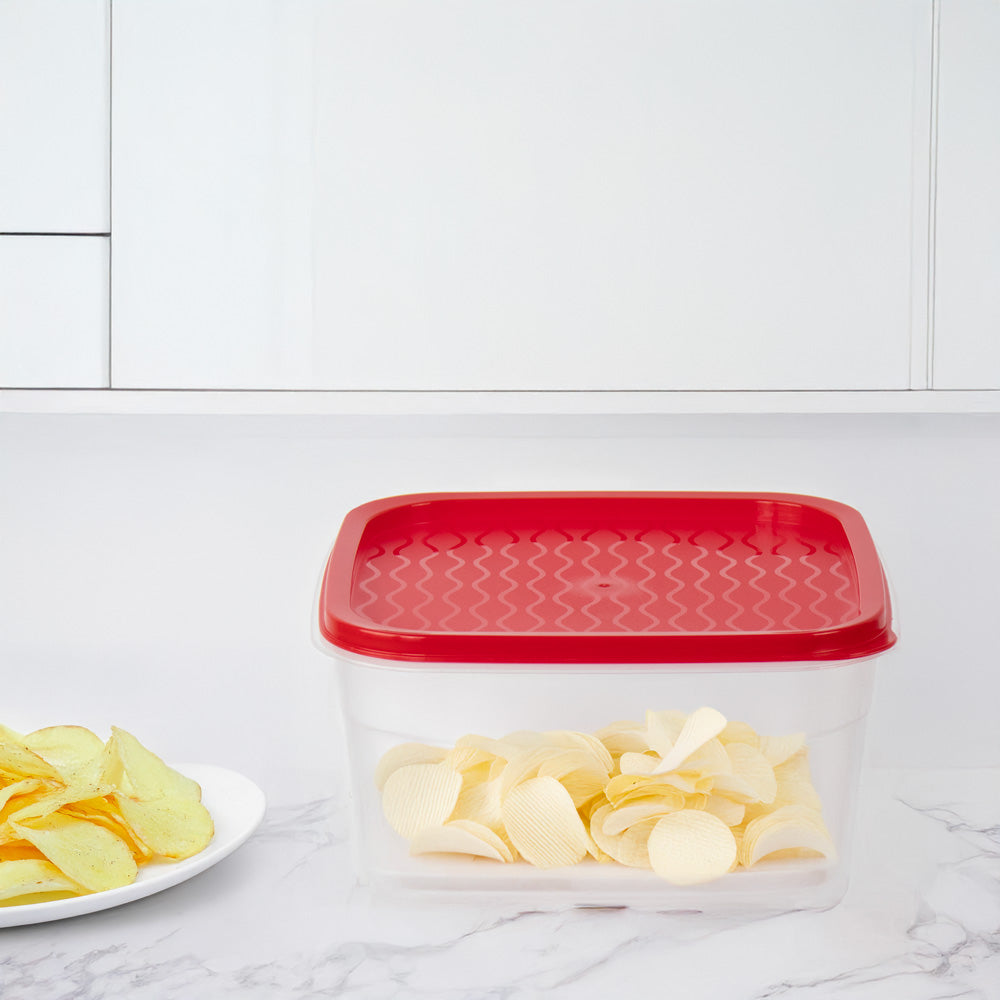 Kolorr Coral Food Storage Containers Set Square Assorted Colors