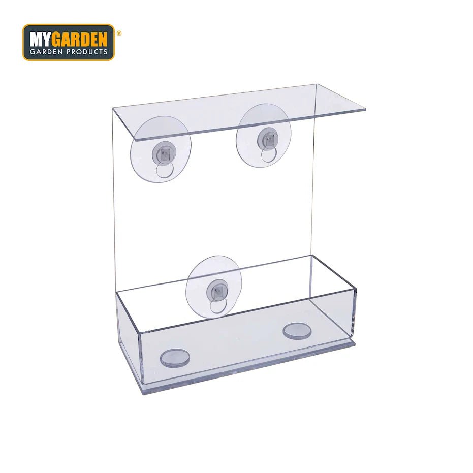 Clear Plastic Window Bird Feeder for UpClose Bird Watching