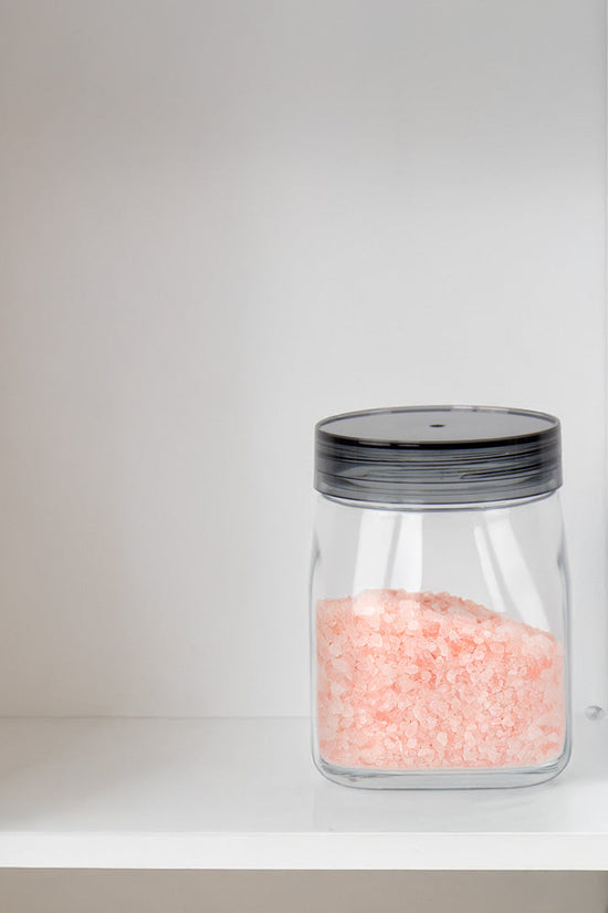 Kolorr Cuba PET Plastic Food Storage Jar with Measuring Spoon 800ml
