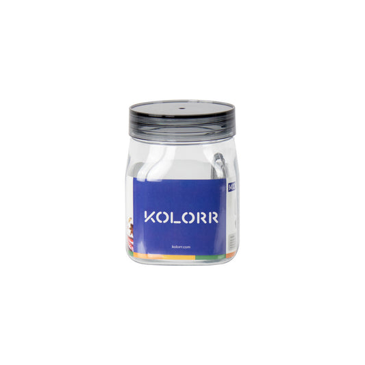Kolorr Cuba PET Plastic Food Storage Jar with Measuring Spoon 800ml