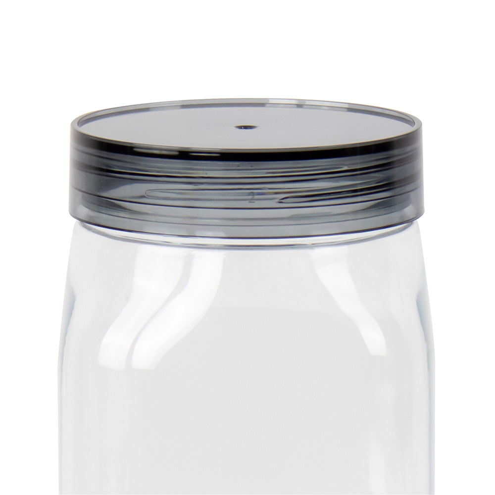 Kolorr Cuba PET Plastic Food Storage Jar with Measuring Spoon 800ml
