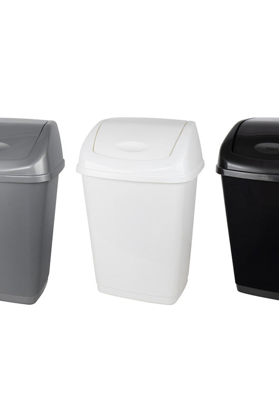 Kolorr Plastic Tidy Swing Bin 50L Assorted Colors