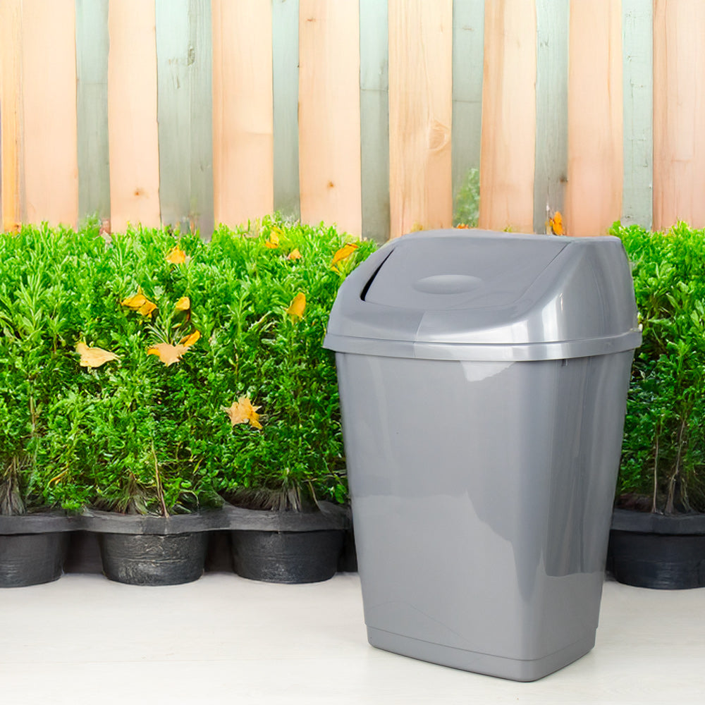 Kolorr Plastic Tidy Swing Bin 50L Assorted Colors