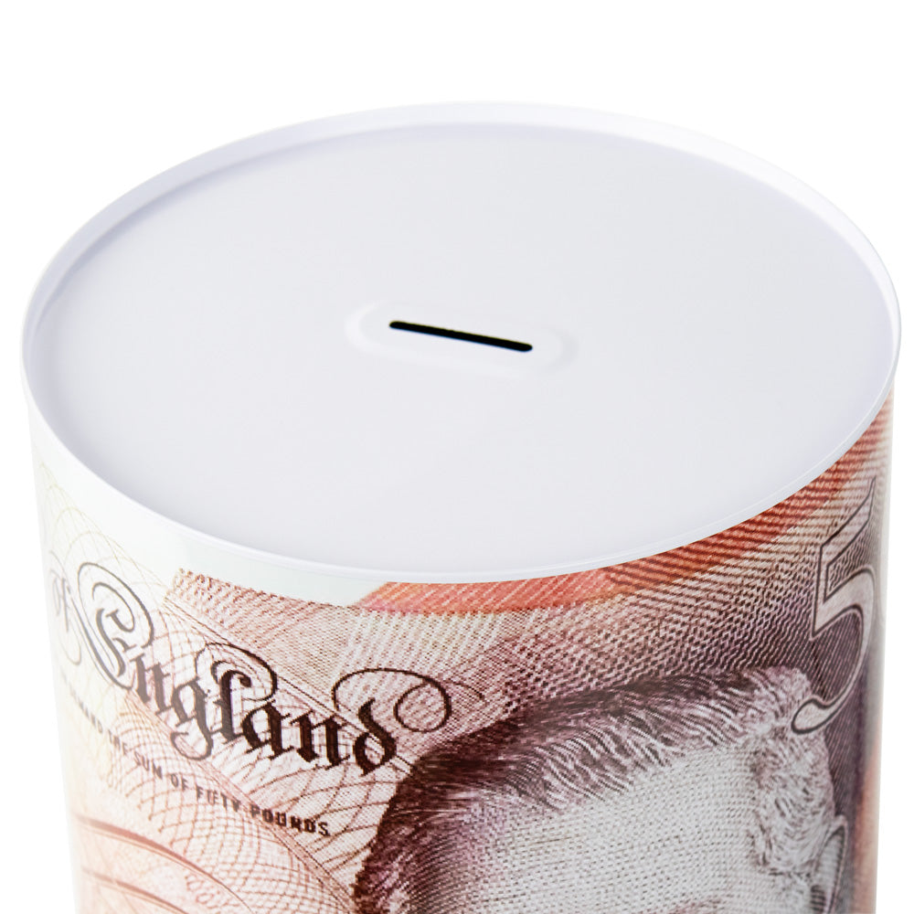 MTL450 Extra Large Coin Money Tin Piggy Bank Savings Box KingQueen Design