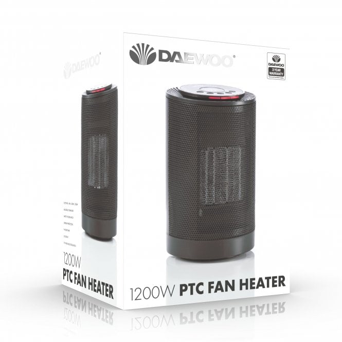 Daewoo 1200W PTC Heater with Digital Control and LED Display