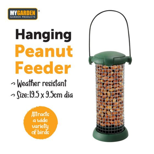Decorative Garden Hanging Bird Peanut Feeder Attract Colorful Birds