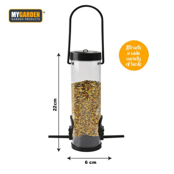 Durable Garden Hanging Bird Seed Feeder Attract Birds to Your Outdoor Space