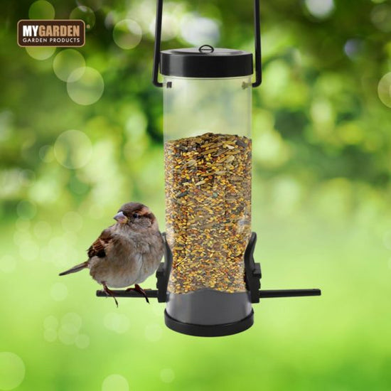 Durable Garden Hanging Bird Seed Feeder Attract Birds to Your Outdoor Space