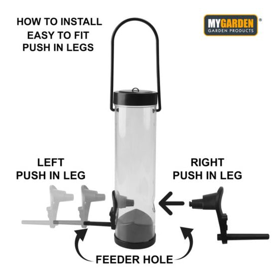 Durable Garden Hanging Bird Seed Feeder Attract Birds to Your Outdoor Space