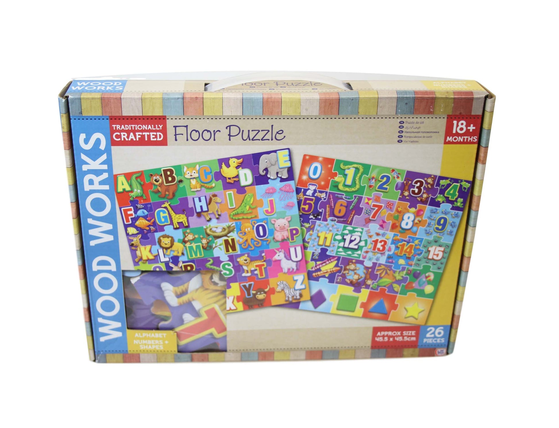 Educational Woodworks Childrens Alphabet Jigsaw Puzzle 26 Pieces