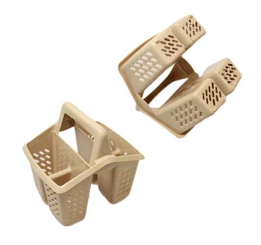 Dunya Basket Home Kitchen Sink Dish Cutlery Strainer 4Section Organizer