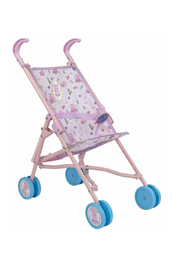 HTI Childrens Toy Peppa Pig Stroller Pram Fun for Little Ones