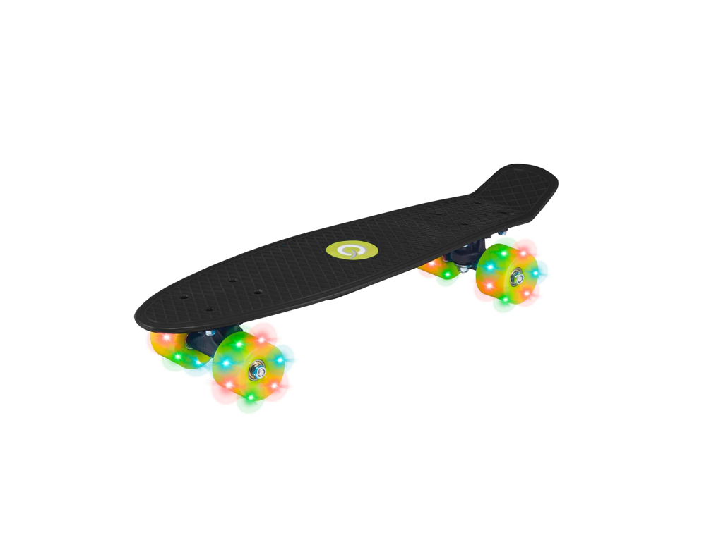 Evo Light Up Penny Skateboard 22 Black H95 x D55 x W145 cm Illuminate Your Ride