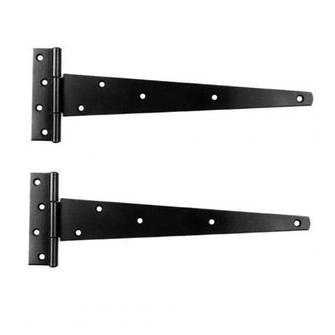 HeavyDuty 16Inch Tee Hinges with Black Plastic Header