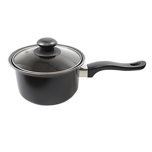 16 cm Metal Milk Saucepan with Lid HighQuality Kitchen Essential