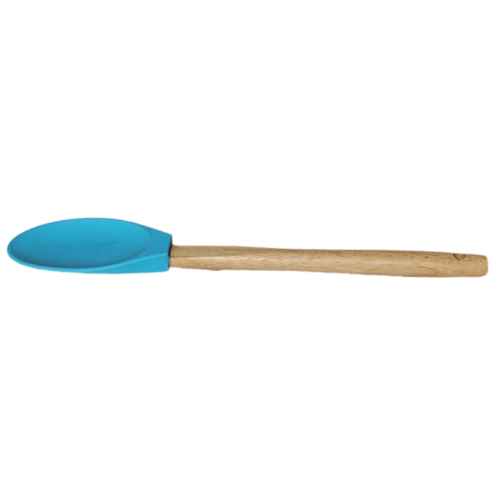 Premium Kitchen Silicone Spoon with Wooden Handle 32cm