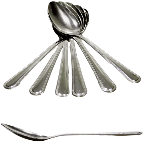 Durable Metal Kitchen Table Spoons 17cm Pack of 12