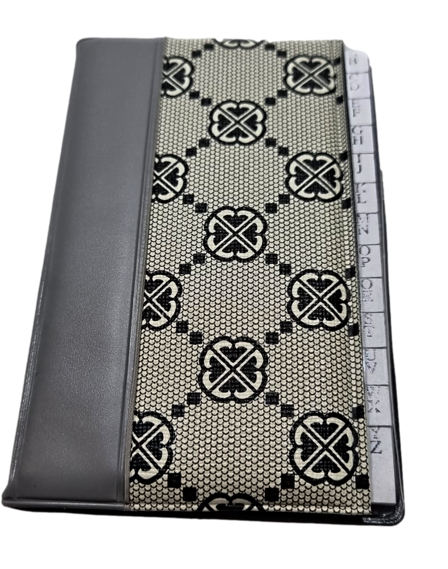 Compact Assorted Colour Address Book 12 x 8 cm