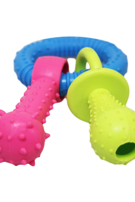 Durable Pet Dog Chewing Toy Set with Assorted Colours
