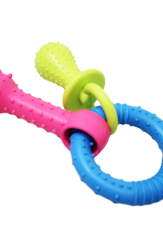 Durable Pet Dog Chewing Toy Set with Assorted Colours