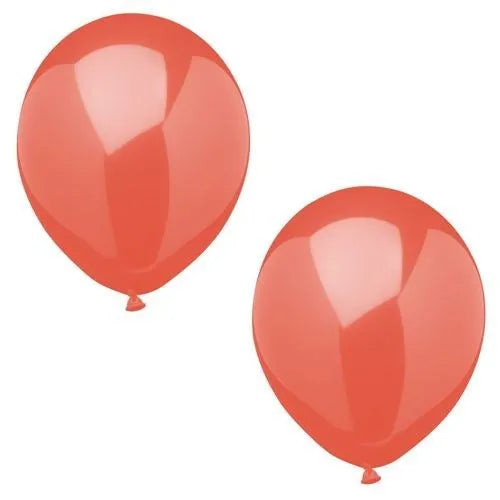 Papstar Metallic Red Birthday Party Balloons 10Pack Vibrant Decor for Celebrations