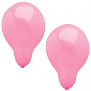 Papstar Pink Birthday Party Balloons 10Piece Pack Vibrant Decor for Memorable Celebrations
