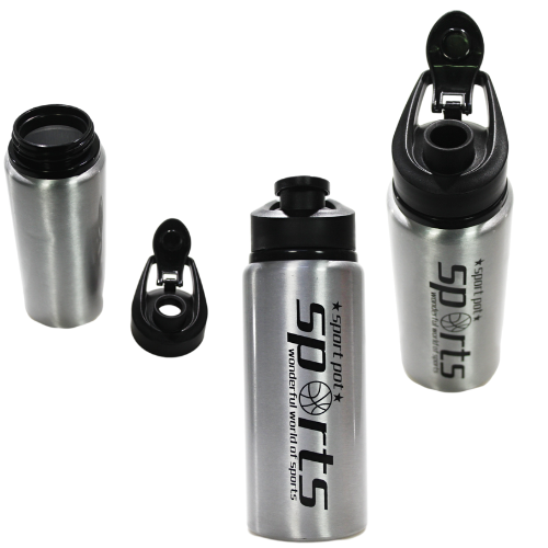 HighQuality Metal Gym Sports Water Bottle in Assorted Colors