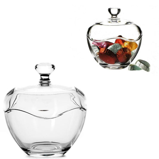 Elegant Toscana Glass Candy Bowl Exquisite Table Dcor