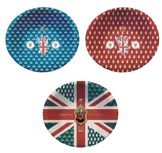 Royal Collection King Charles III Disposable Bowls 8Pack
