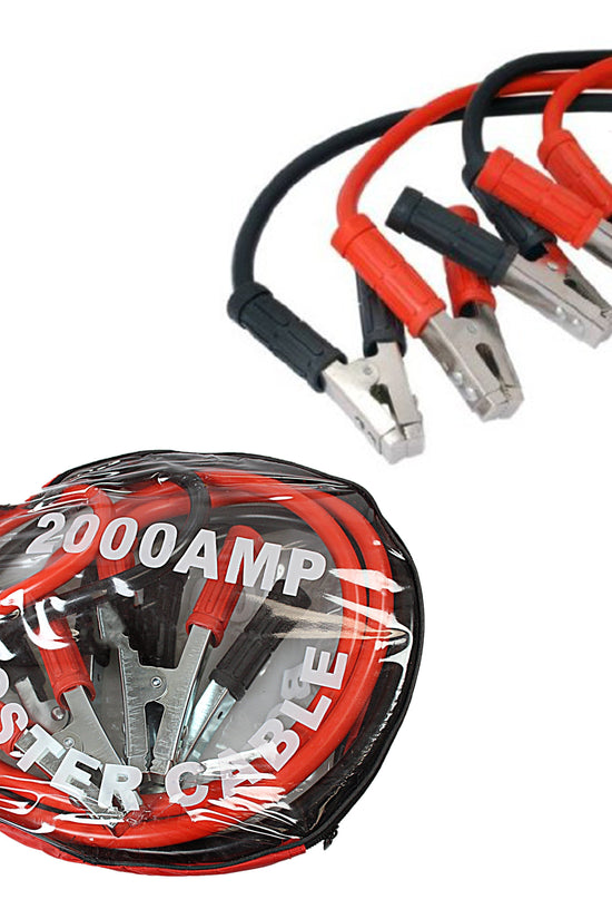 Heavy Duty 2000 Amp Jump Car Start Jump Lead 2 Metre Red Black