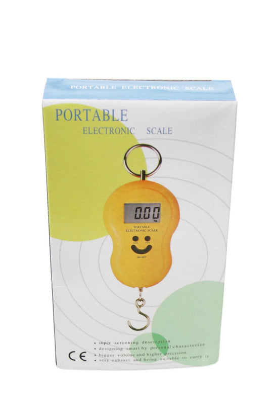 Compact Portable Electronic Luggage Weighing Scale Assorted Colours