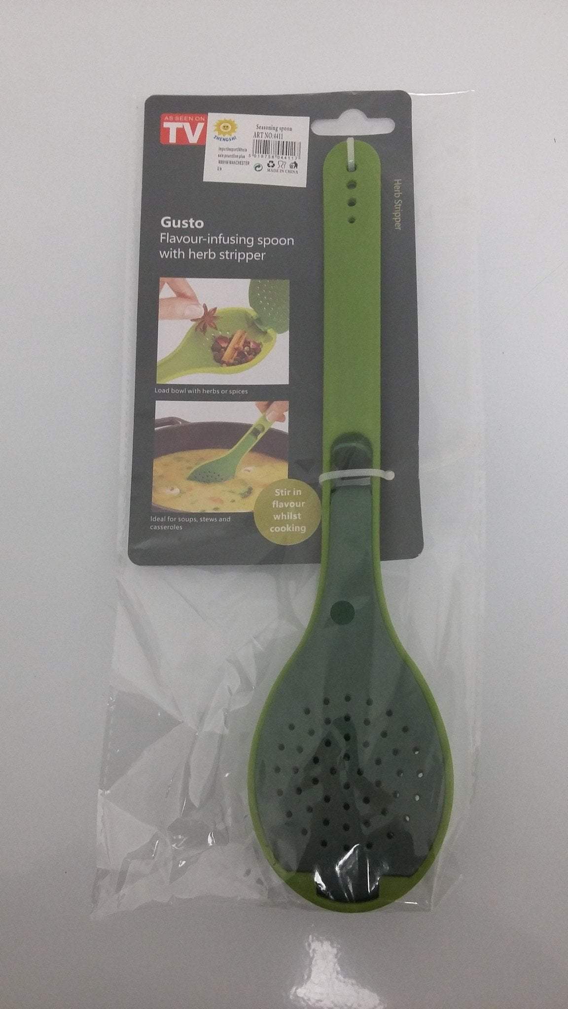 Flavour Infusing Spoon with Herb Stripper Enhance Your Culinary Creations