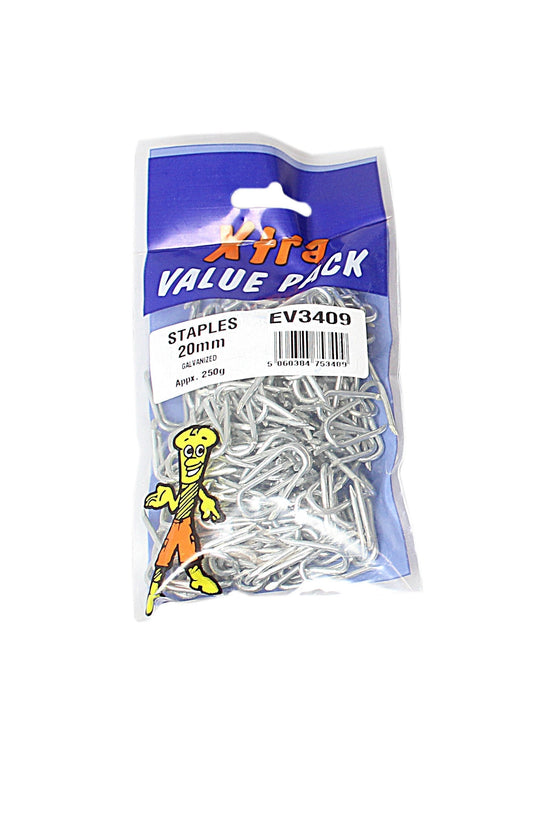 20mm Galvanised Staples HighQuality DIY Fasteners