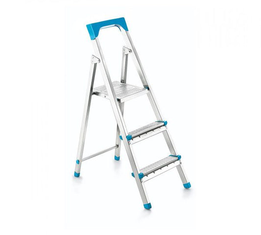 2 1 Multipurpose Metal Indoor Outdoor Step Ladder Versatile and Durable Step Stool