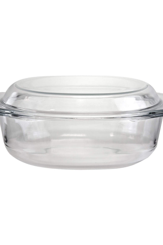 Durane 35L Tempered Glass Oven Casserole with Lid